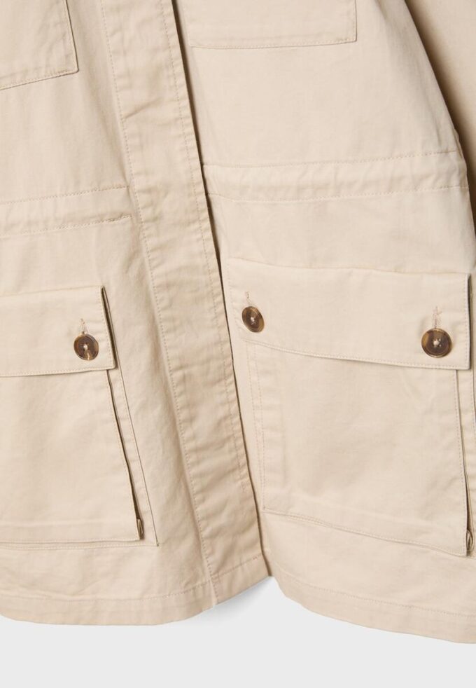 Baumwollparka mit Taschen Baumwollparka mit Taschen