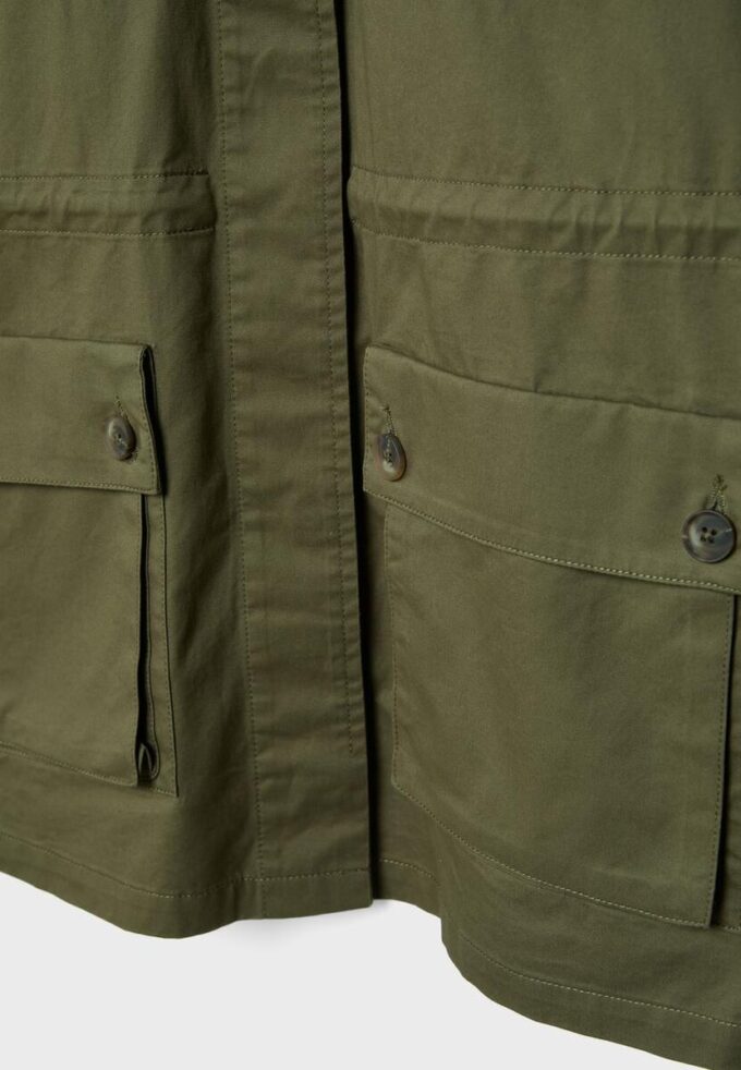 Baumwollparka mit Taschen Baumwollparka mit Taschen