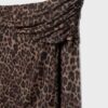 Bedrucktes asymmetrisches Tüll-T-Shirt Bedrucktes asymmetrisches Tüll-T-Shirt