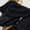 Bedrucktes Bomber-Sweatshirt mit Kapuze Bedrucktes Bomber-Sweatshirt mit Kapuze