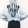 Bedrucktes Bomber-Sweatshirt mit Kapuze Bedrucktes Bomber-Sweatshirt mit Kapuze