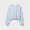 Bedrucktes Bomber-Sweatshirt mit Kapuze Bedrucktes Bomber-Sweatshirt mit Kapuze