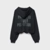 Bedrucktes Bomber-Sweatshirt mit Kapuze Bedrucktes Bomber-Sweatshirt mit Kapuze