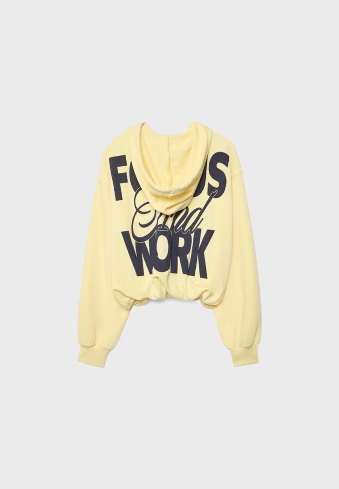 Bedrucktes Bomber-Sweatshirt mit Kapuze Bedrucktes Bomber-Sweatshirt mit Kapuze
