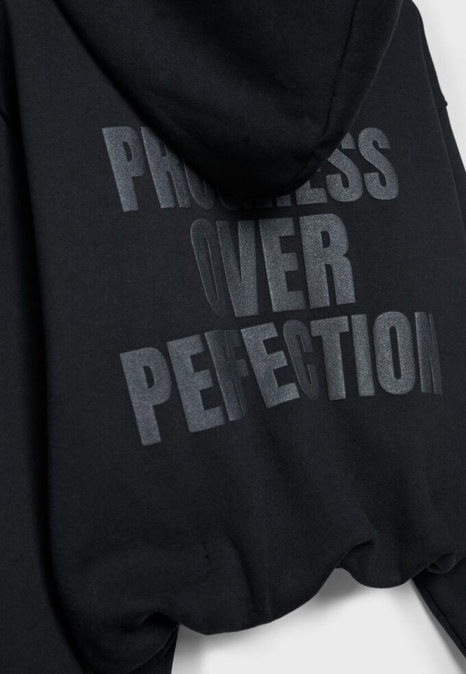 Bedrucktes Bomber-Sweatshirt mit Kapuze Bedrucktes Bomber-Sweatshirt mit Kapuze