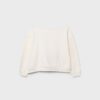Bedrucktes Sweatshirt mit U-Boot-Ausschnitt Bedrucktes Sweatshirt mit U-Boot-Ausschnitt