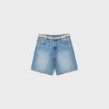 Bermudashorts aus Denim mit Gürtel Bermudashorts aus Denim mit Gürtel