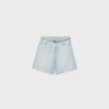 Bermudashorts aus Denim mit Gürtel Bermudashorts aus Denim mit Gürtel