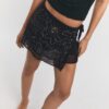 Bestickter Wickel-Mini-Skort Bestickter Wickel-Mini-Skort