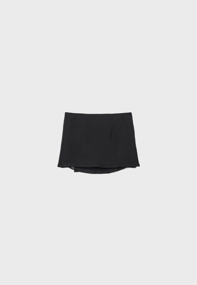 Bestickter Wickel-Mini-Skort Bestickter Wickel-Mini-Skort