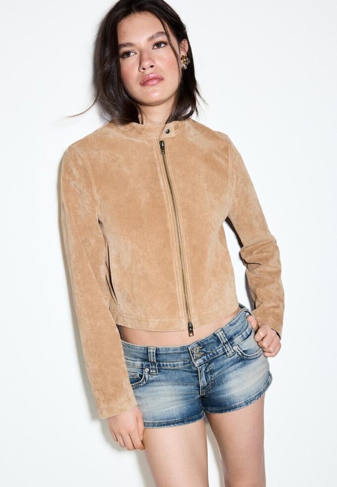 Bikerjacke aus 100 % Leder Bikerjacke aus 100 % Leder
