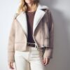 Bikerjacke aus Kunstwildleder Bikerjacke aus Kunstwildleder