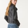 Bikerjacke in Lederoptik Bikerjacke in Lederoptik