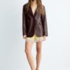 Blazer aus Kunstleder Blazer aus Kunstleder