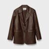 Blazer aus Kunstleder Blazer aus Kunstleder