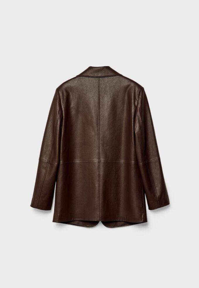 Blazer aus Kunstleder Blazer aus Kunstleder