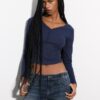 Bluse mit Knöpfen Bluse mit Knöpfen