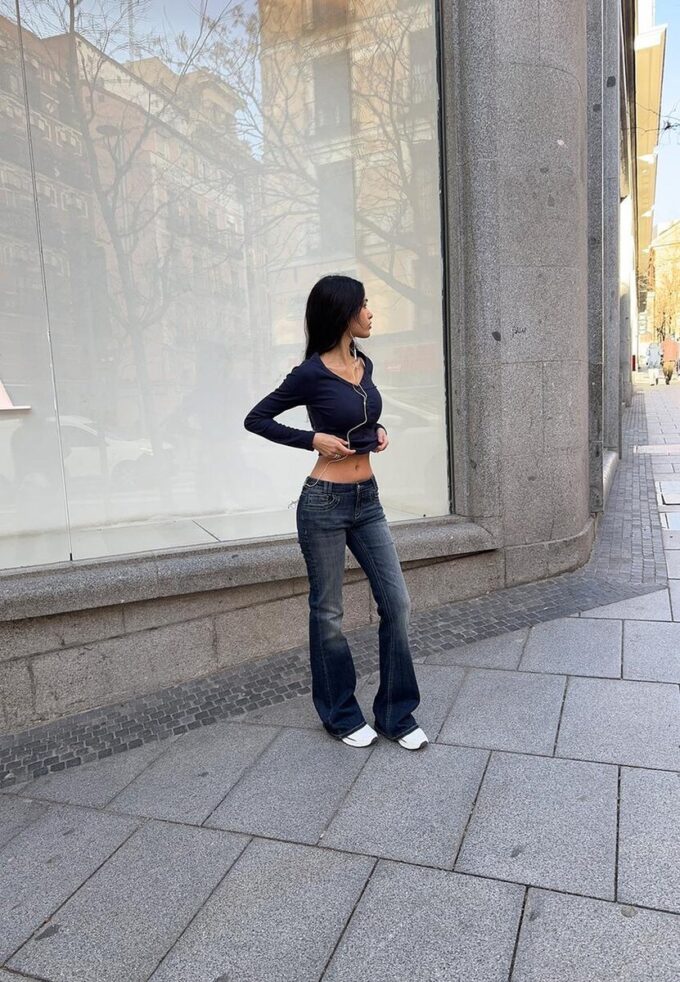Bluse mit Knöpfen Bluse mit Knöpfen