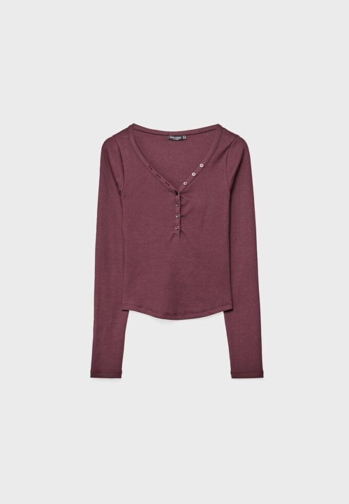 Bluse mit Knöpfen Bluse mit Knöpfen