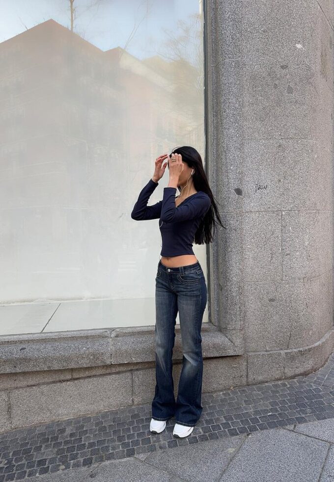 Bluse mit Knöpfen Bluse mit Knöpfen