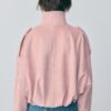 Bomberjacke aus Kunstwildleder Bomberjacke aus Kunstwildleder