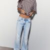 Bootcut-Jeans mit niedriger Taille Bootcut-Jeans mit niedriger Taille