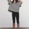 Boxy-T-Shirt mit kurzen Ärmeln