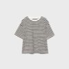 Boxy-T-Shirt mit kurzen Ärmeln