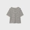 Boxy-T-Shirt mit kurzen Ärmeln