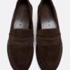 Braune Leder-Loafer
