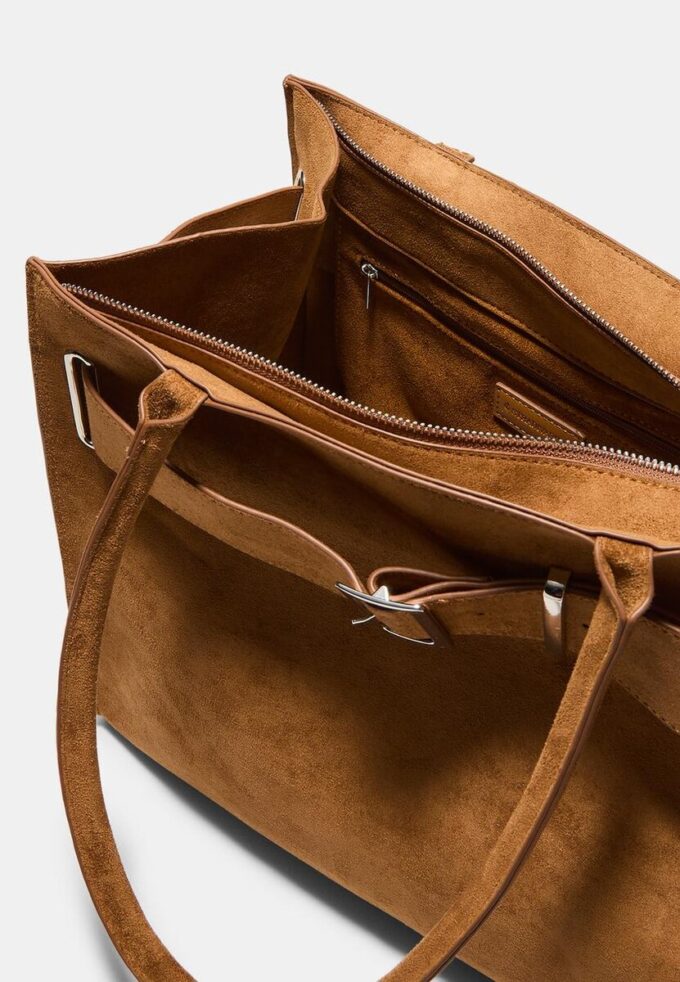 City-Shopper-Tasche mit Schnallendetail