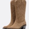 Cowboy-Stiefel aus Spaltleder