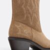 Cowboy-Stiefel aus Spaltleder