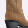 Cowboy-Stiefeletten aus Spaltleder