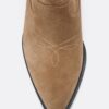 Cowboy-Stiefeletten aus Spaltleder