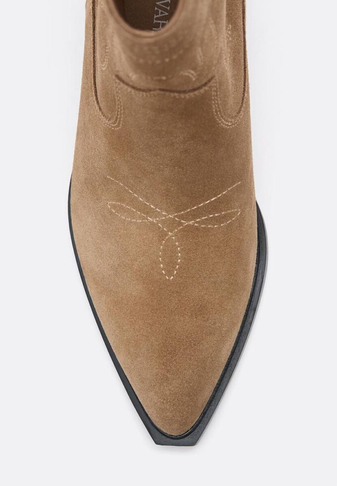 Cowboy-Stiefeletten aus Spaltleder