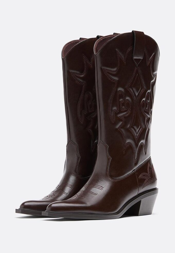 Cowboystiefel mit Absatz
