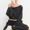 Cropped-Sweatshirt im Washed-Look Cropped-Sweatshirt im Washed-Look