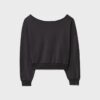 Cropped-Sweatshirt im Washed-Look Cropped-Sweatshirt im Washed-Look