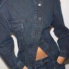 Cross-Over-Jeansjacke