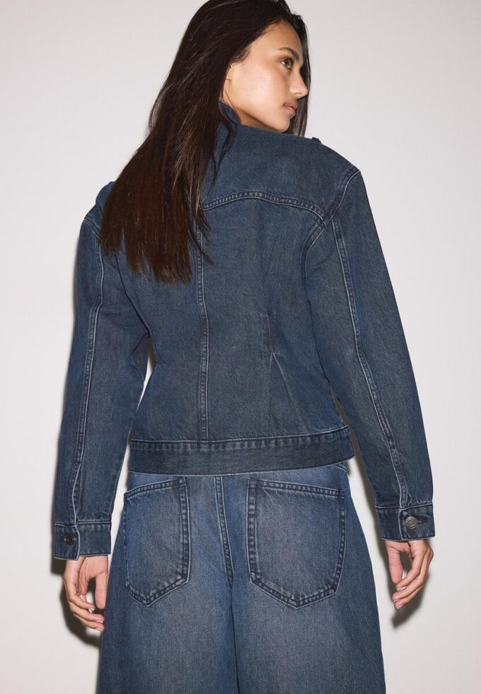 Cross-Over-Jeansjacke