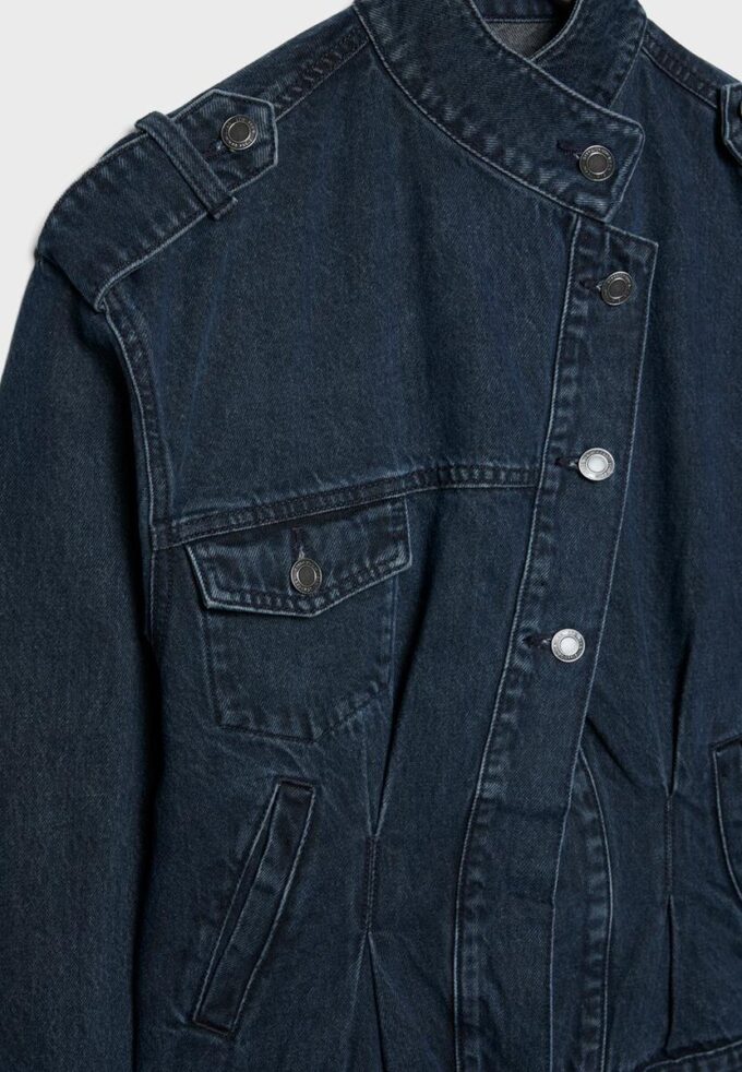 Cross-Over-Jeansjacke
