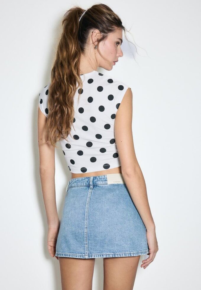 Crossover-Jeans-Skort
