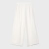 Culotte aus Leinenmischung mit Abnähern