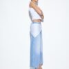 Culotte-Jeans mit Schaldetail