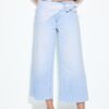 Culotte-Jeans mit Schaldetail Culotte-Jeans mit Schaldetail