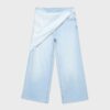 Culotte-Jeans mit Schaldetail Culotte-Jeans mit Schaldetail