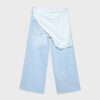 Culotte-Jeans mit Schaldetail Culotte-Jeans mit Schaldetail