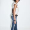 D04 Low-Rise-Jeans mit Flared-Bein