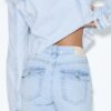 D04 Low-Rise-Jeans mit Flared-Bein D04 Low-Rise-Jeans mit Flared-Bein